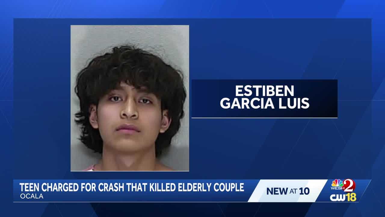 Teen charged with murder after crash kills older couple in Ocala