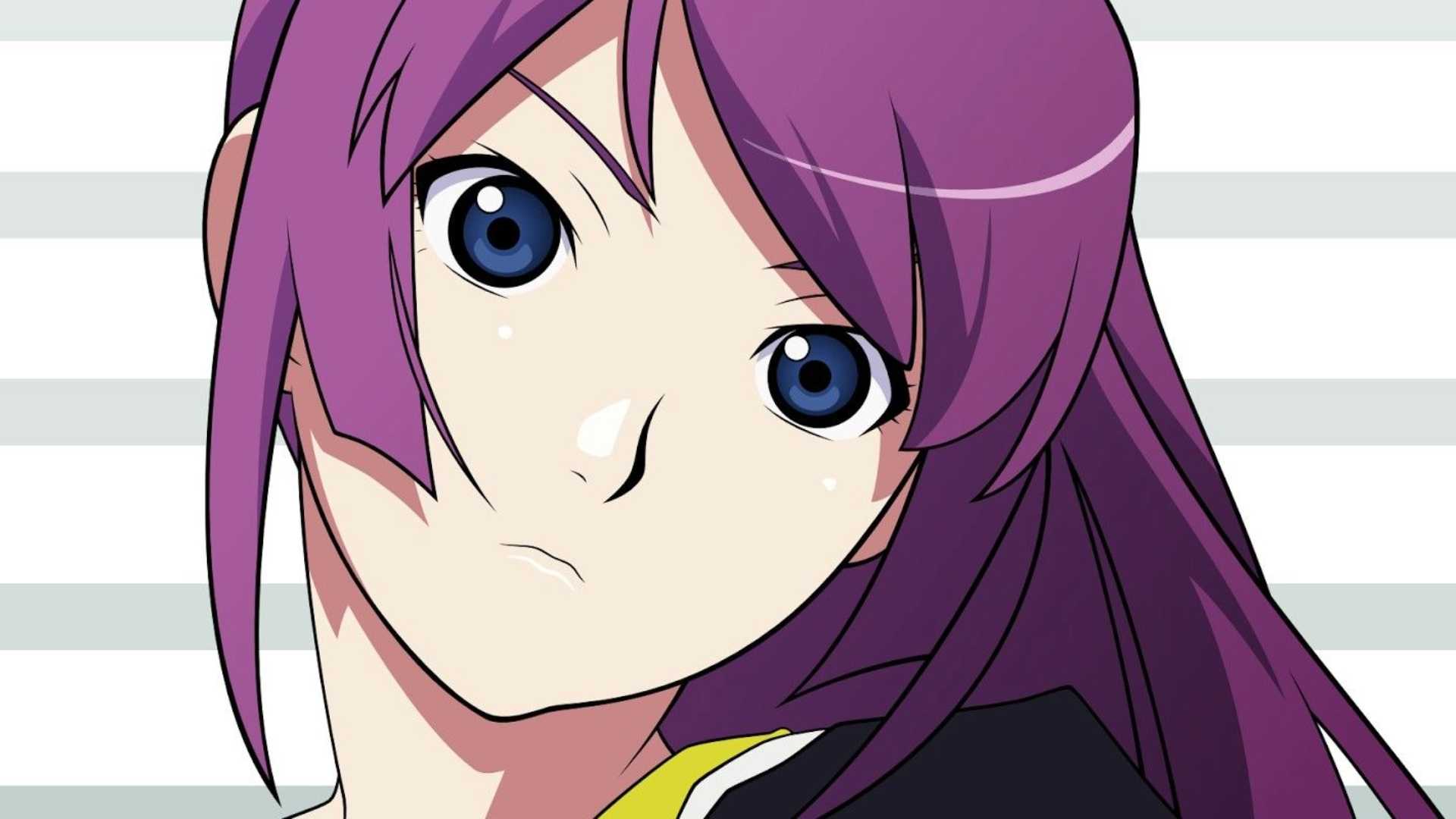 Senjougahara Hitagi in Monogatari Series anime
