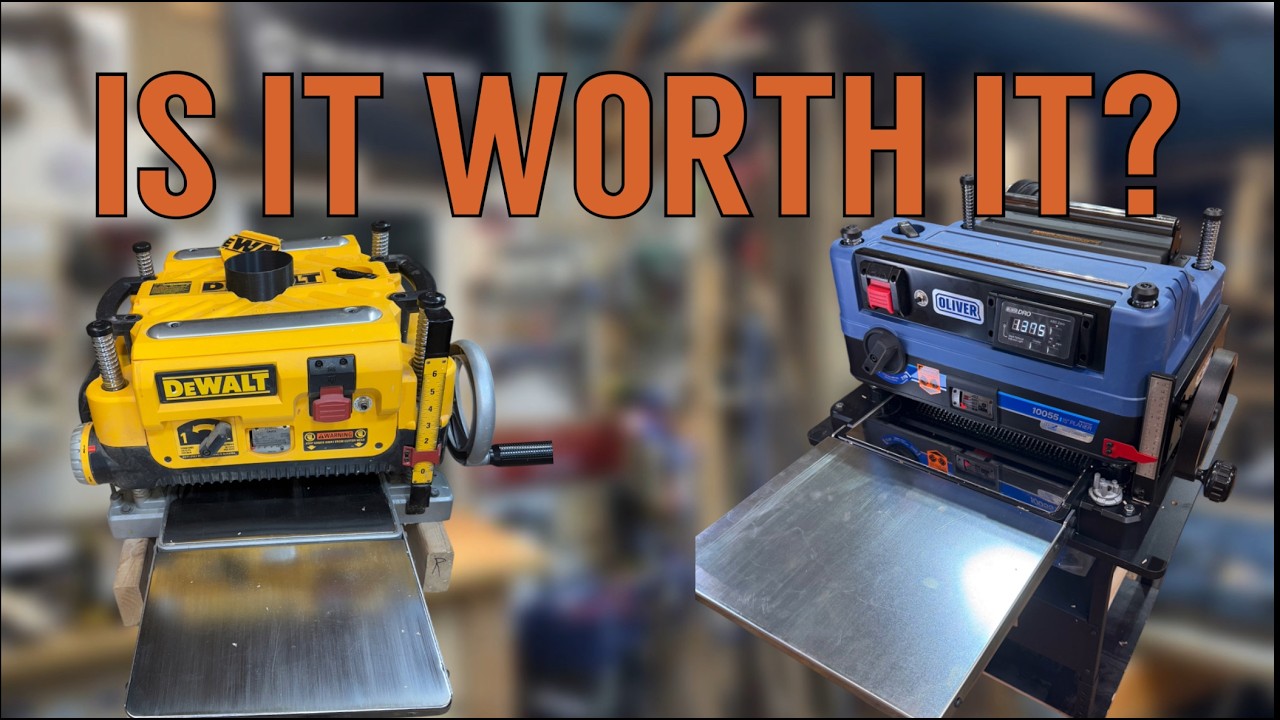 DeWalt vs Oliver: Ultimate benchtop planer showdown & upgrade guide!