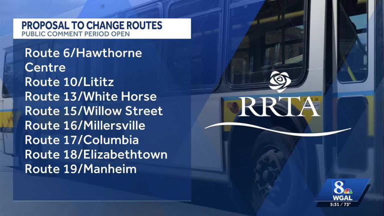 Red Rose Transit Authority proposes route, schedule changes to take ...