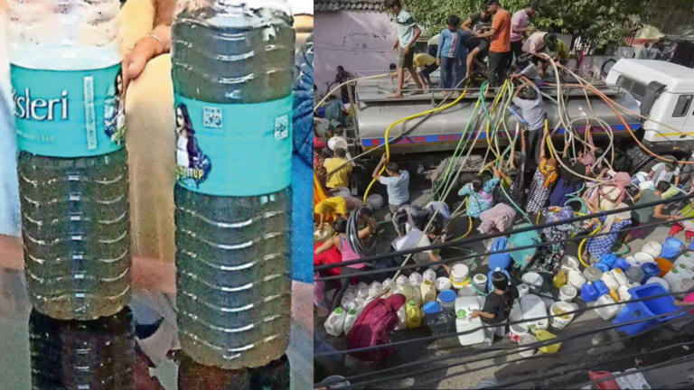 Bugs, black particles, foul smell: How Delhi's deepening water crisis ...
