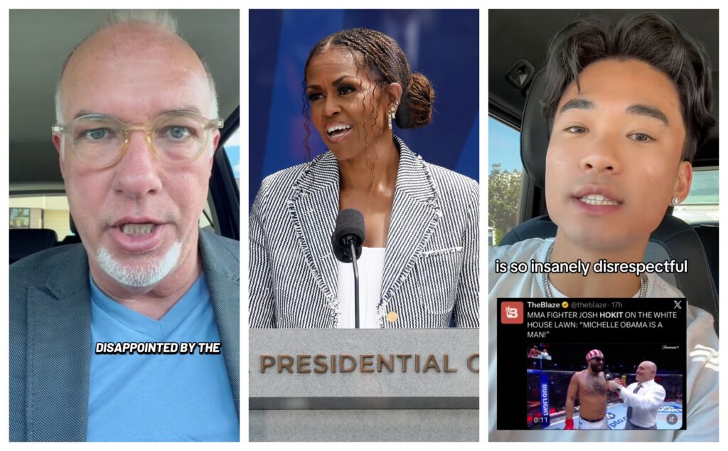 Watch: Men of all races rally in support of Michelle Obama after UFC ...