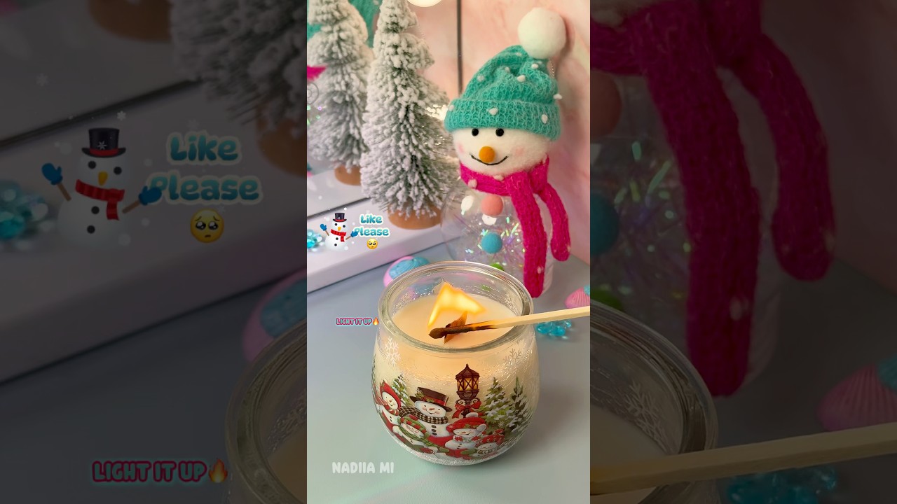 Easy & cozy candle DIY to light up your holidays — free download