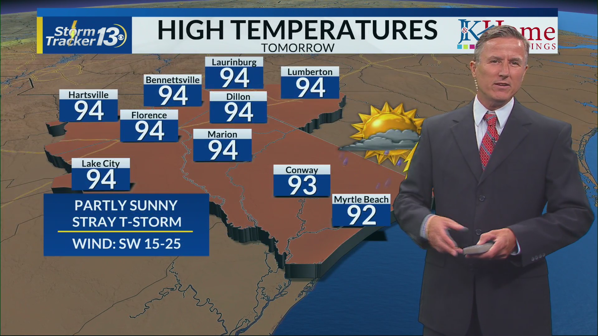 Hot and humid Tuesday