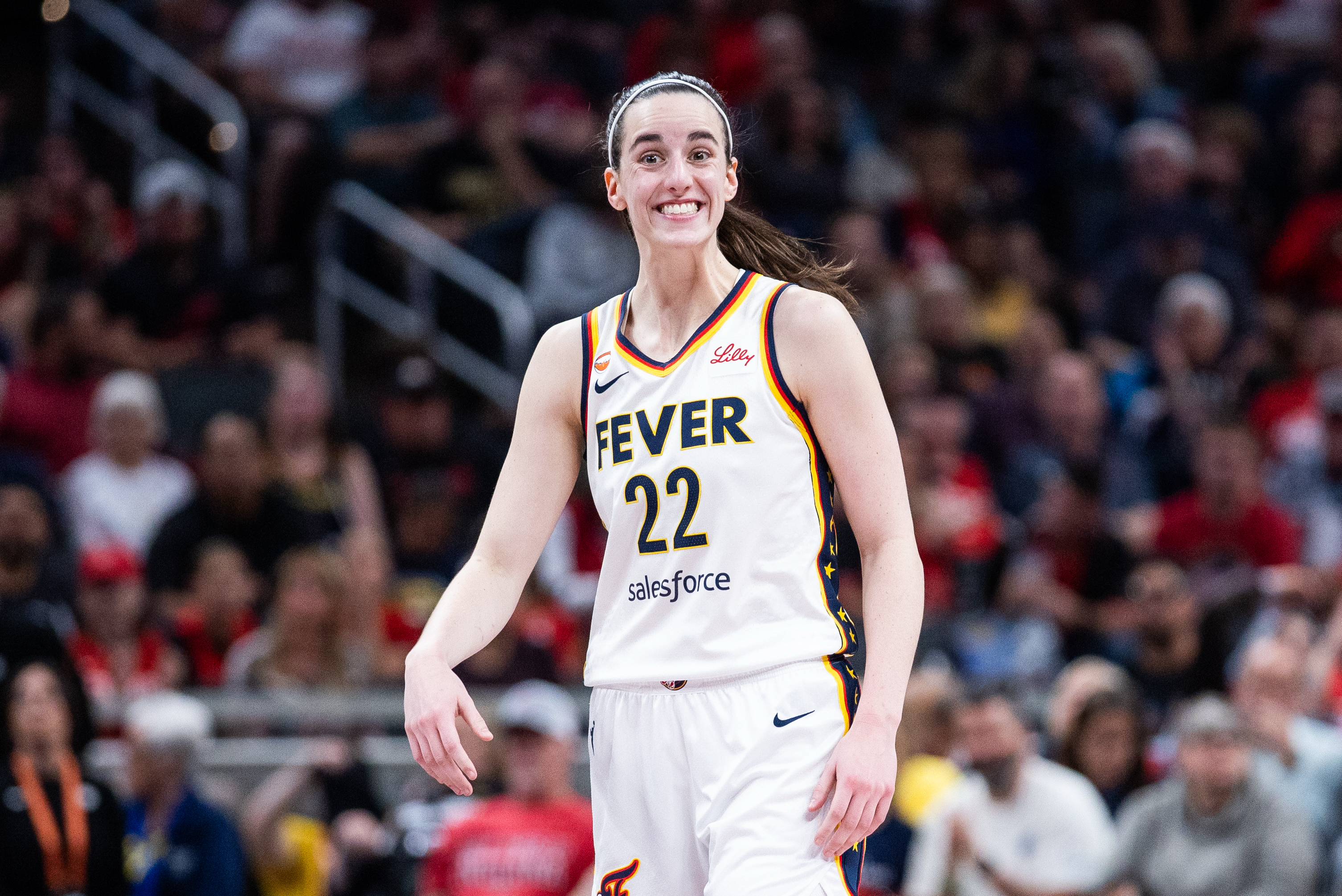 Caitlin Clark’s goofy reaction to WNBA honor gets noticed