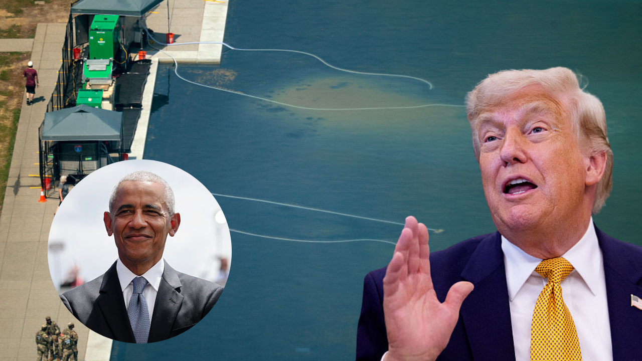 Trump has one simple answer for Reflecting Pool debacle: 'Barack ...