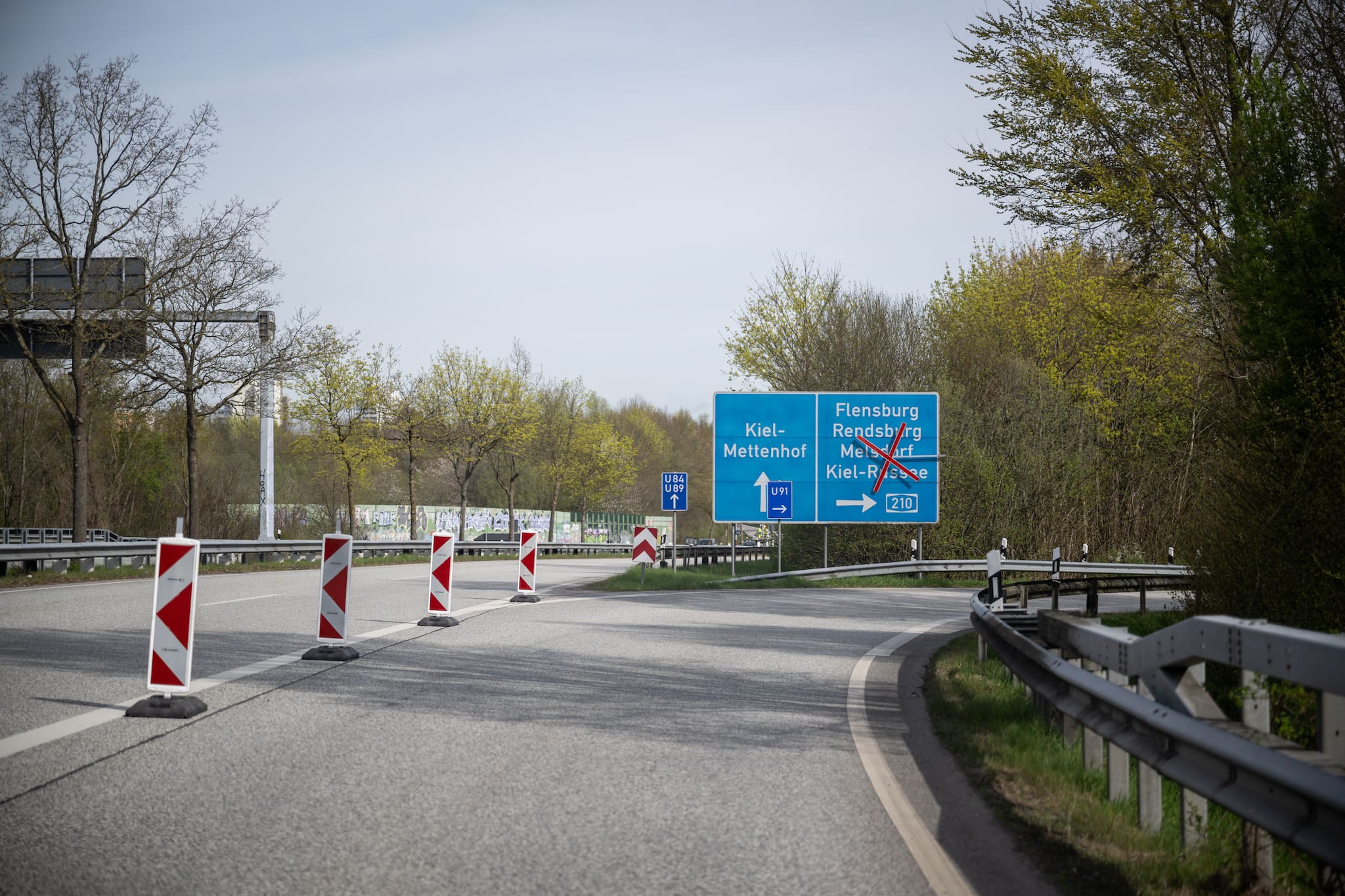 Sanierung von A215 und A210: Neue Bauphase zwischen Kiel-West und Kiel ...