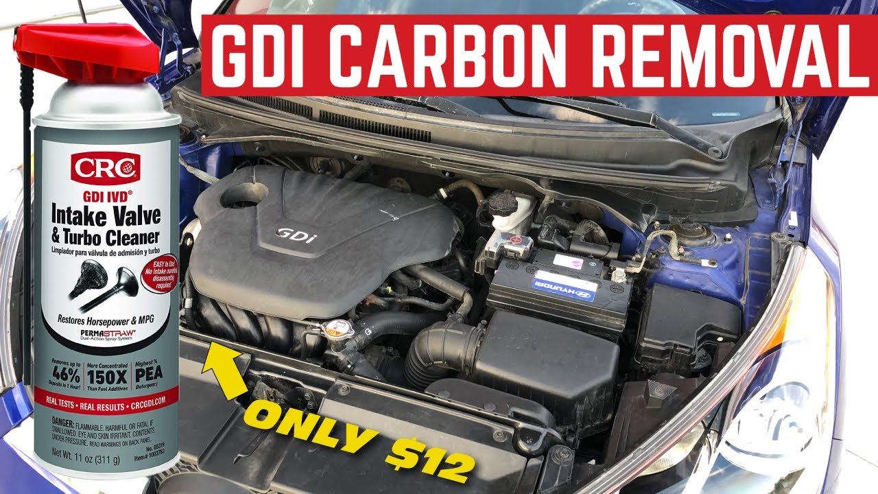How to remove carbon build up from direct injection engines for $12