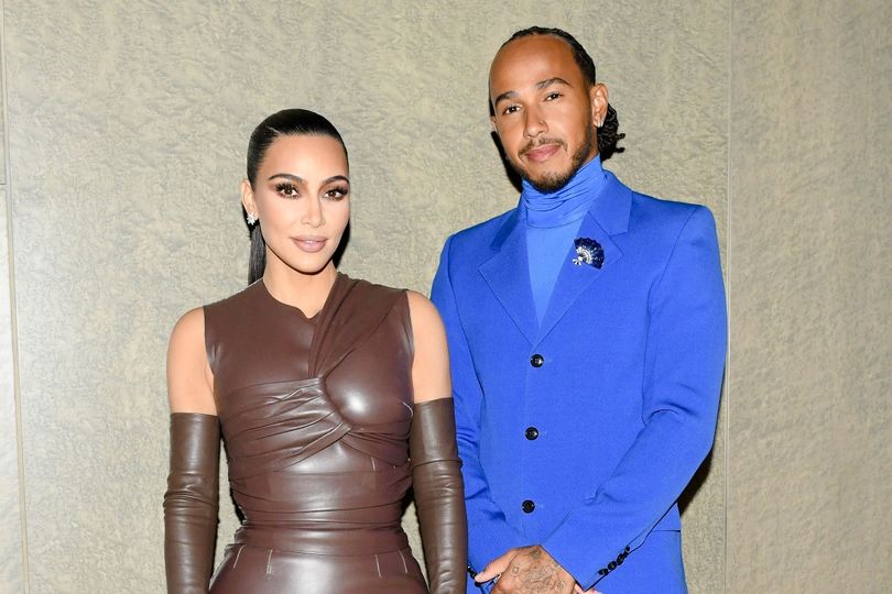 Kim Kardashian and Lewis Hamilton