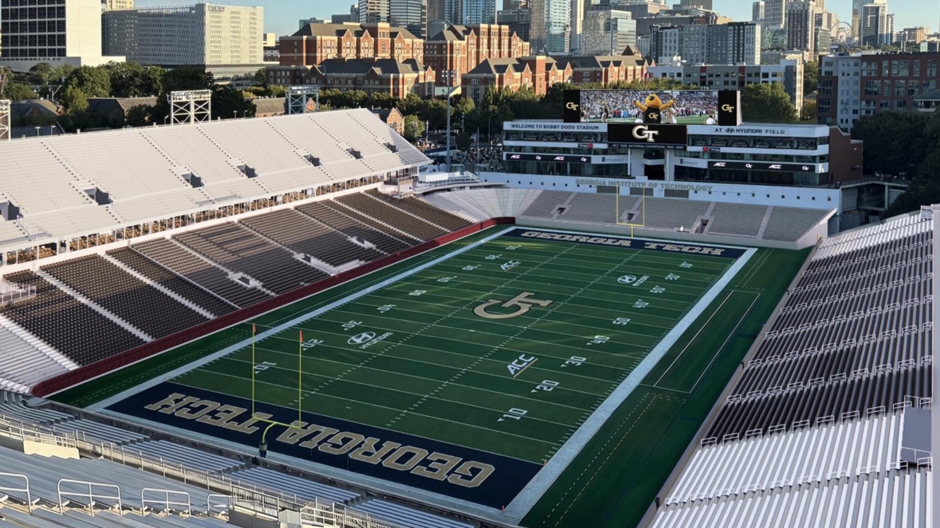 Georgia Tech releases renderings for Bobby Dodd Stadium upgrades