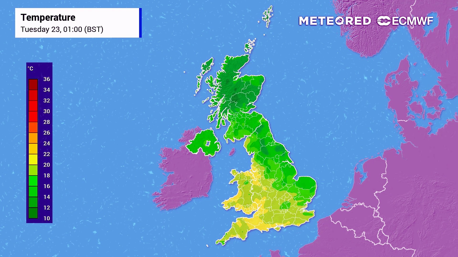 Heat continues to build today and continue overnight