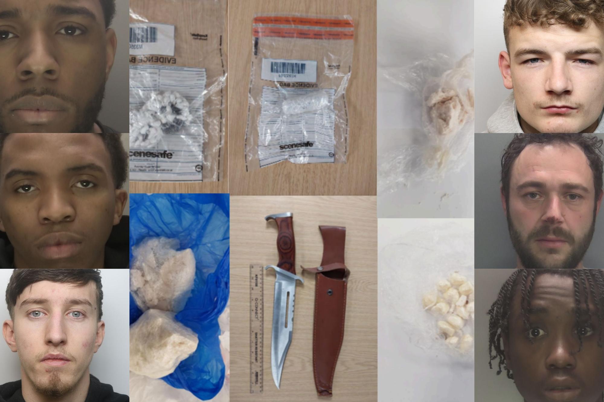 Seven members of organised crime gang convicted for running drug lines ...