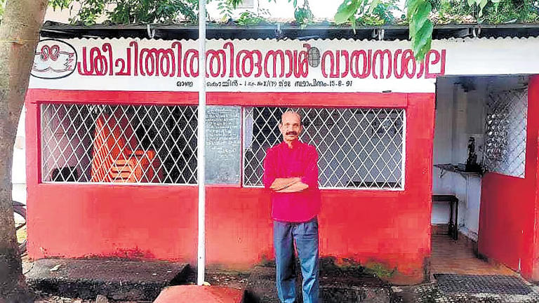 Ravindran remains the driving force behind Fort Kochi’s reading habit
