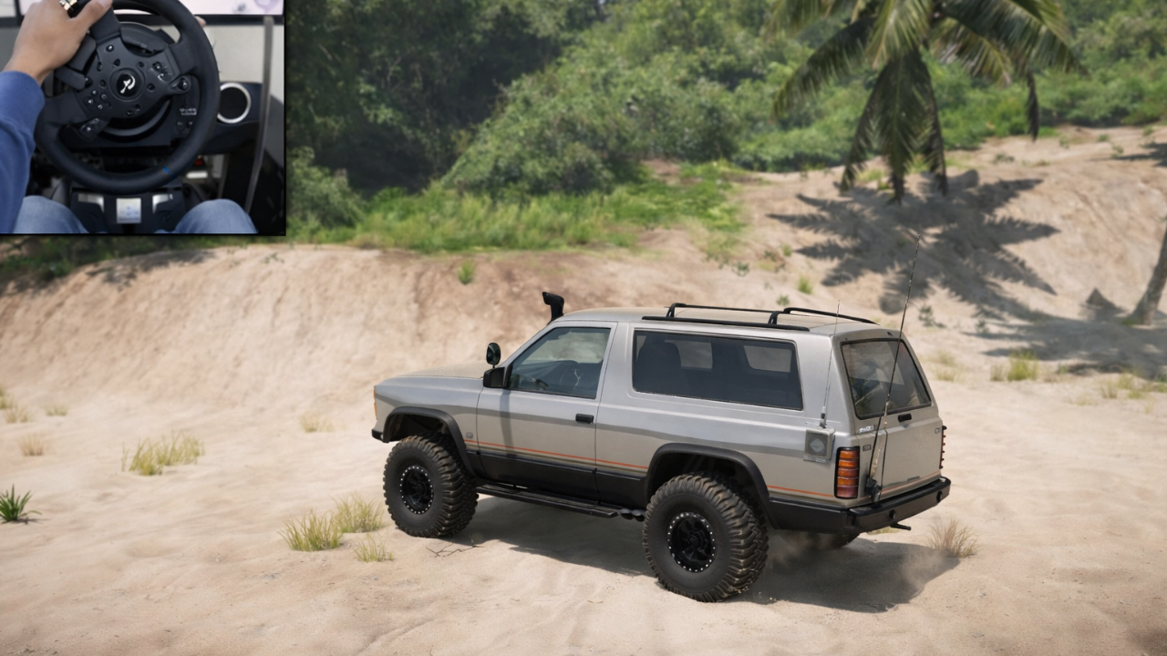 Racing wheel offroad challenge jungle rock island part 3