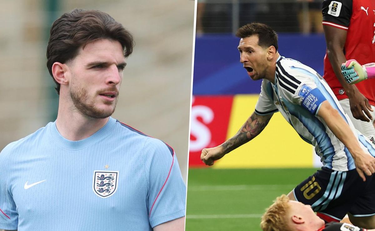 Declan Rice rendido ante el momento de Lionel Messi en el Mundial 2026 ...