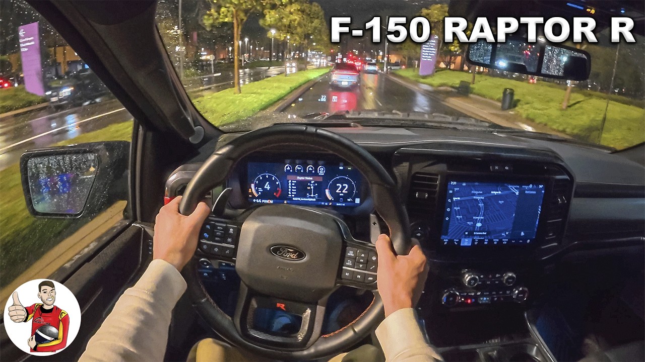 2026 Ford F-150 Raptor R POV night drive (3D audio) (ASMR)