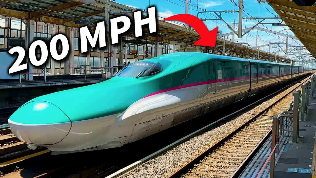 The Tohoku Shinkansen at full speed: What 200 mph feels like