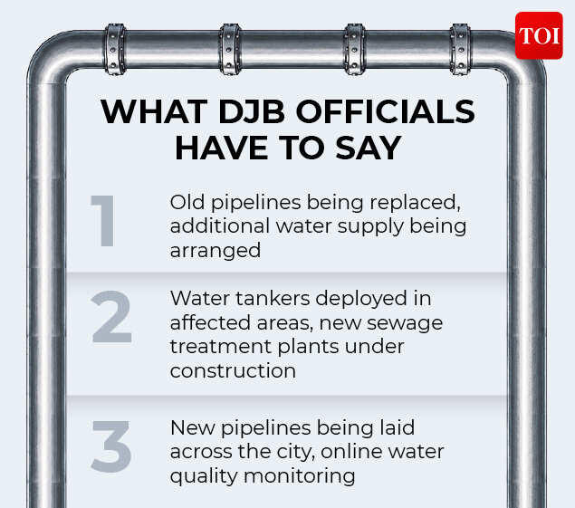 Bugs, black particles, foul smell: How Delhi's deepening water crisis ...