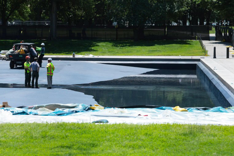 Scrambling to avoid blame for Reflecting Pool fiasco, Trump’s defense ...