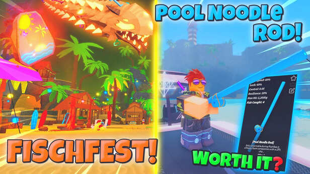 Fisch Pool Noodle Rod Guide: Location, Stats, And Best Sunshell Farm