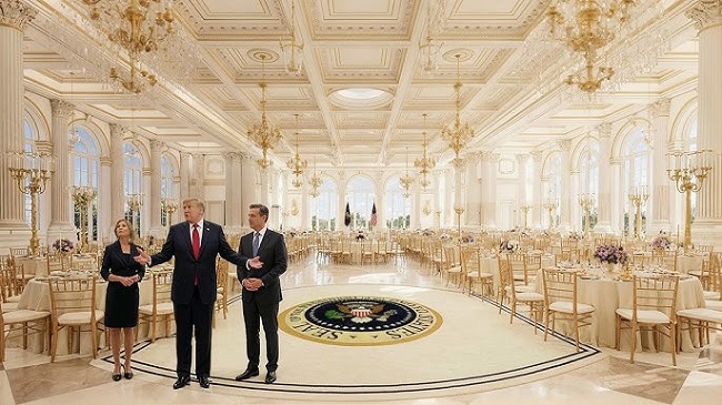 What people noticed inside Trump’s ballroom after taking a closer look