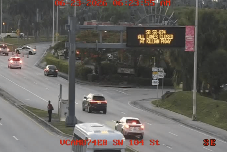 Man killed in crash that shut down all lanes of southbound Don Shula ...