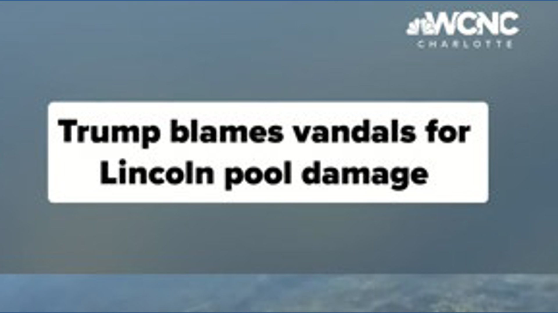 President Trump blames vandals for damage to Lincoln Memorial ...