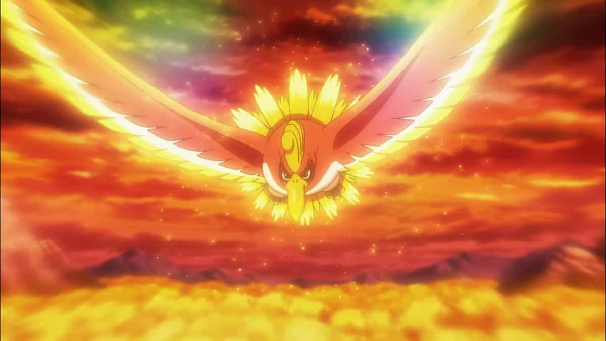 Ho-Oh Is Said To Fly Continuously