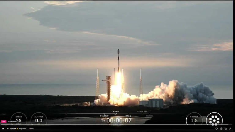 SpaceX launches Starfall demo mission from Florida's Space Coast