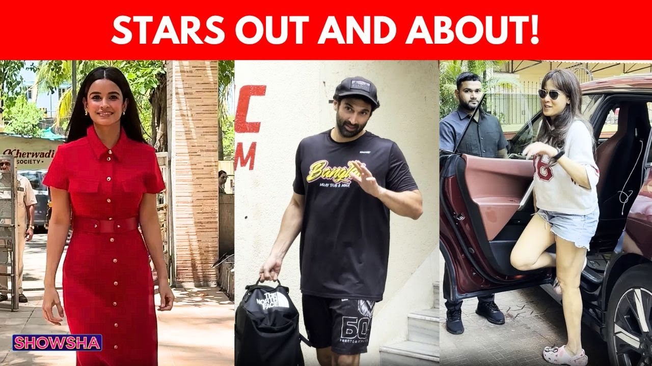 Aditya Roy Kapur, Genelia Deshmukh & more serve effortless style as they get papped in town | Watch