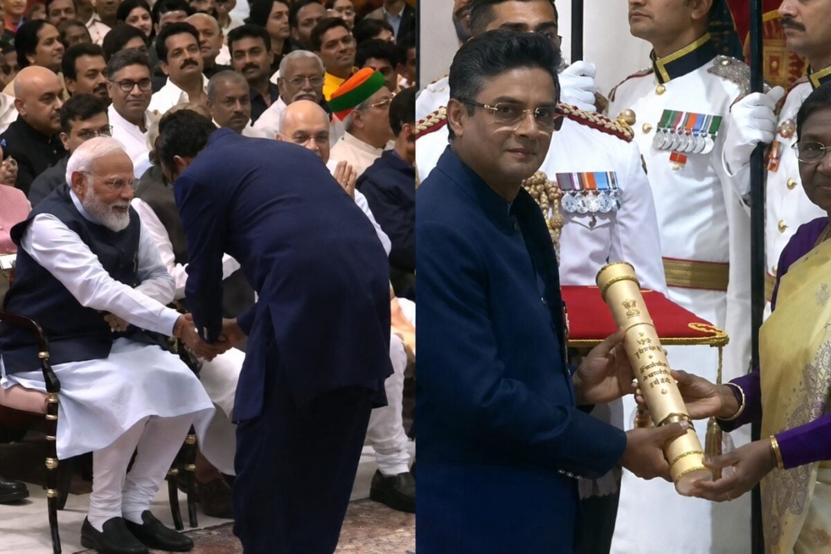 R Madhavan bows down to PM Modi, gets Padma Shri from President ...
