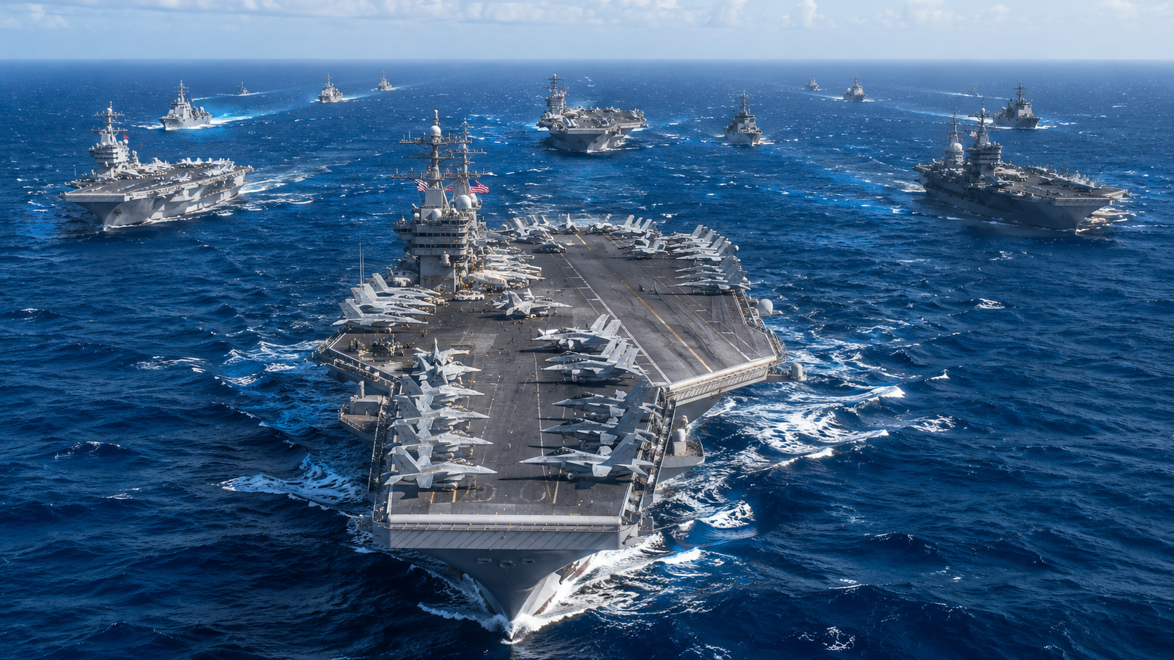Nimitz to Ford - The $13B fleet race keeping US power afloat