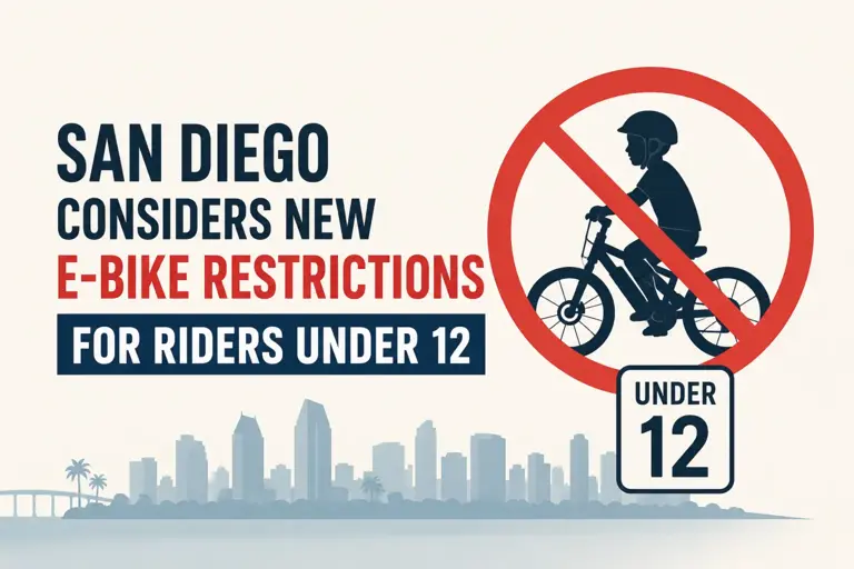 San Diego, California considers new e-bike restrictions for riders under 12
