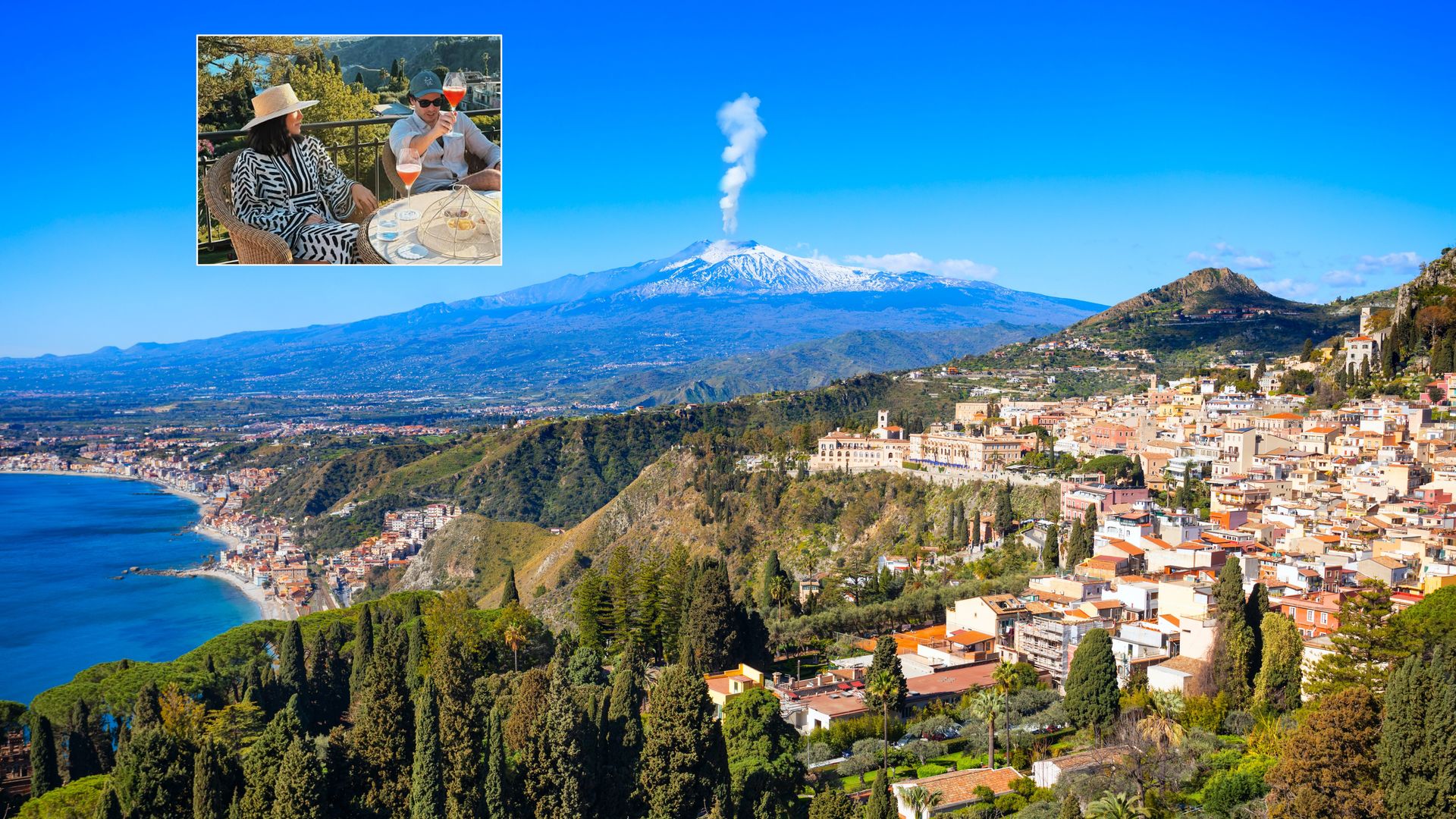 Taormina: el destino de lujo en Sicilia que eligieron Tamara Falcó e Íñigo Onieva