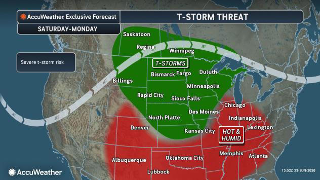 Central US storms to bring daily dose of severe weather, flood risk