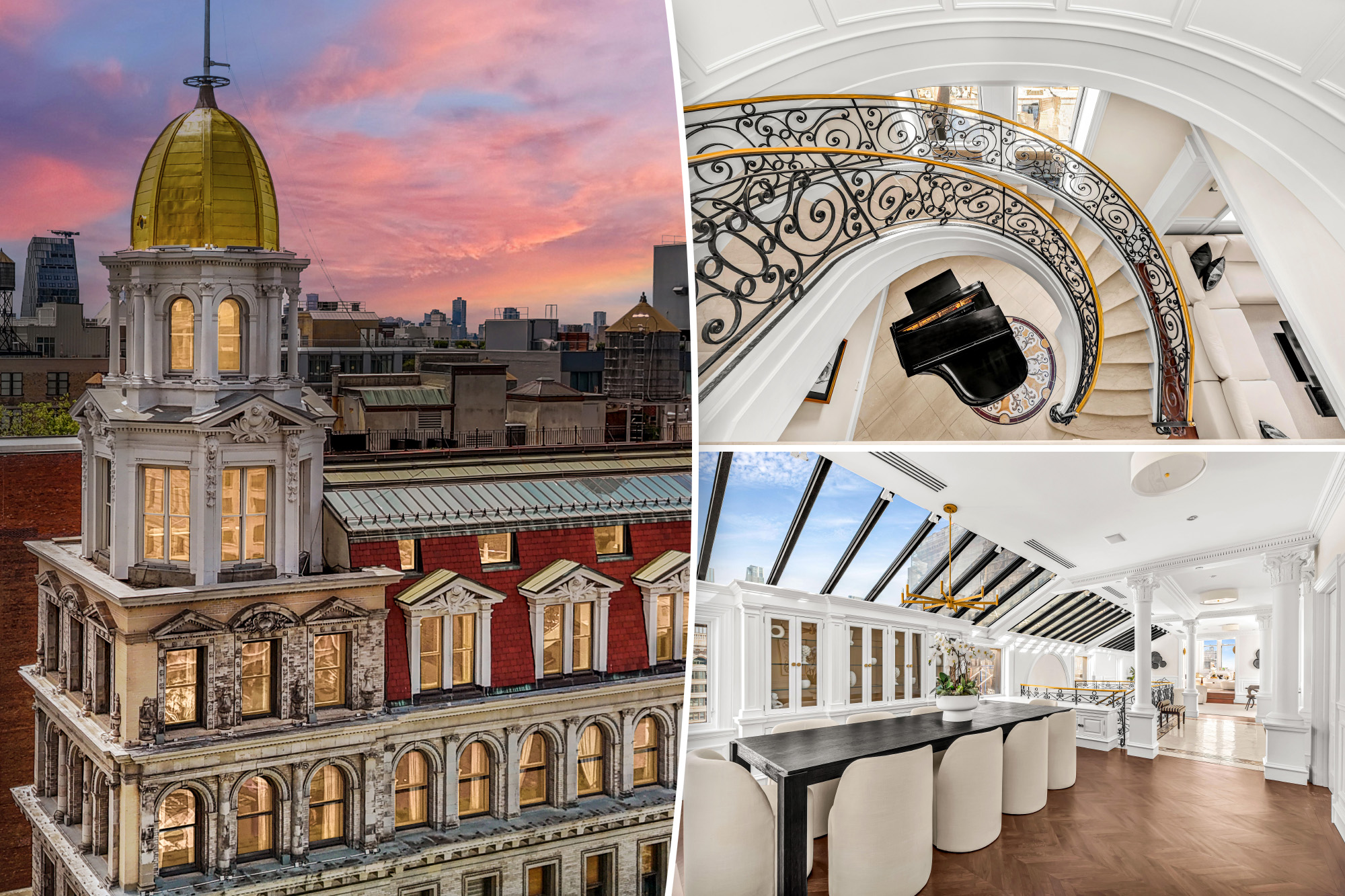 NYC penthouse set inside a massive golden dome could sell for 76% off ...