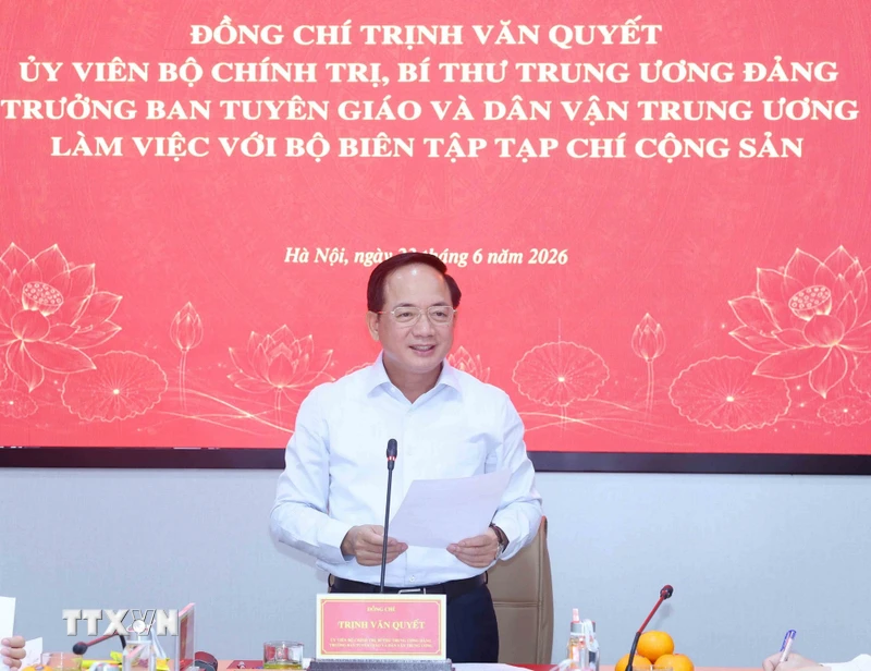 'Xây dựng Tạp chí Cộng sản thực sự là cơ quan lý luận chính trị hàng đầu'