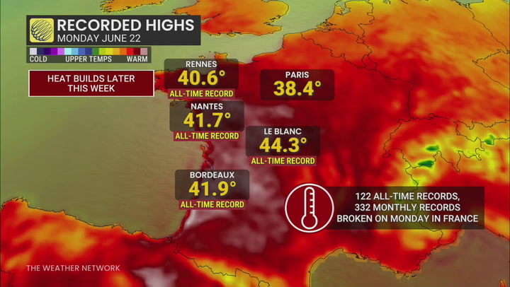 Deadly heat wave hits western Europe