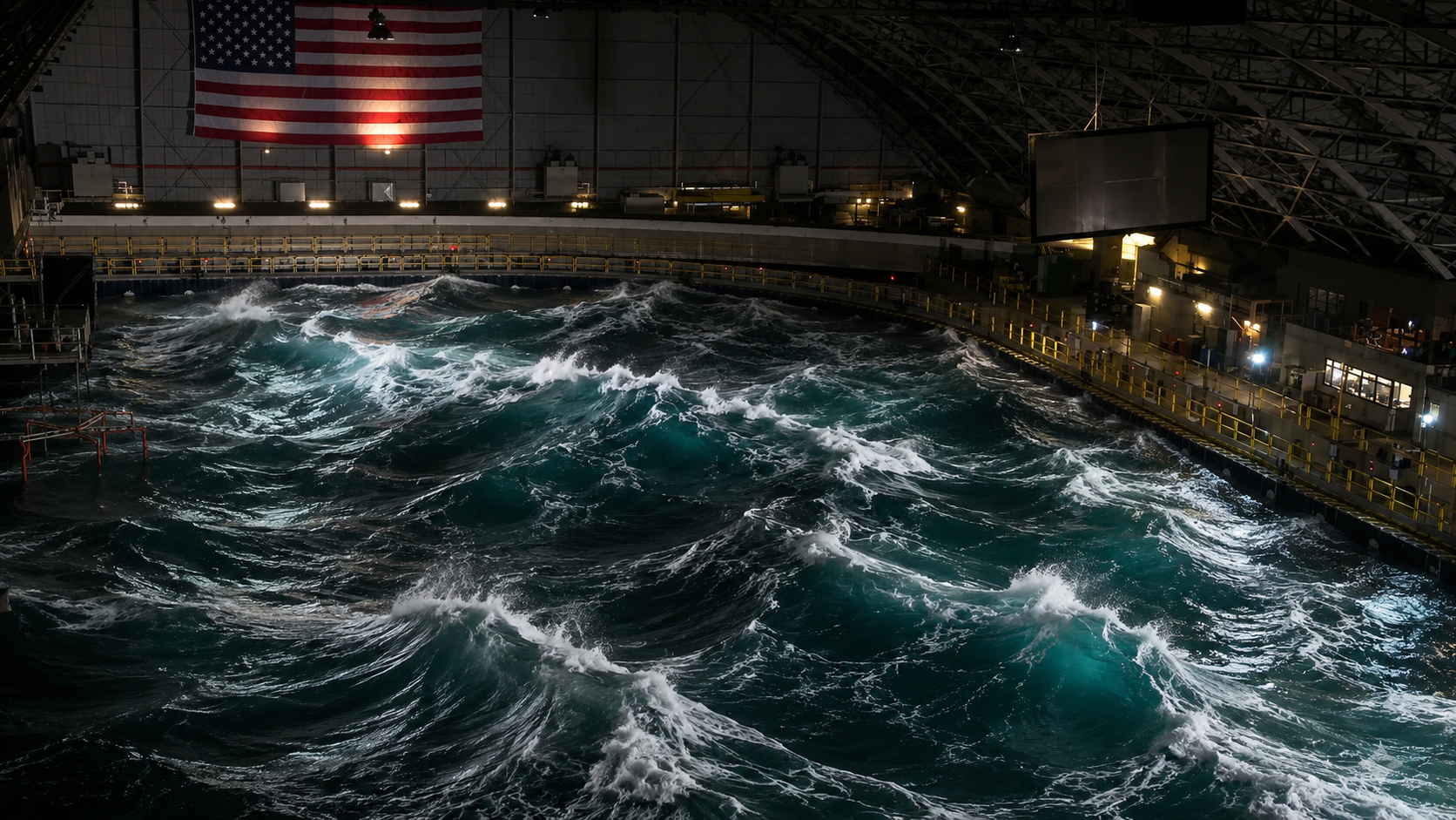 This giant fake ocean creates 25-foot waves - and it's the size of a ...