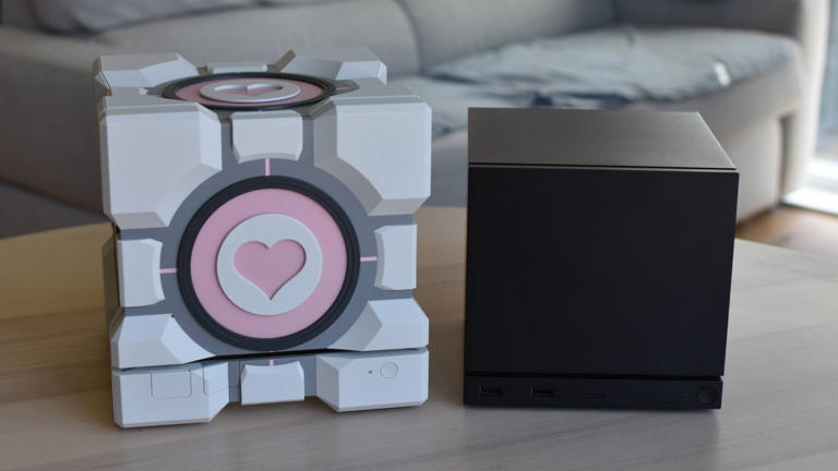 The Steam Machine's Companion Cube case is big, expensive, and based on ...