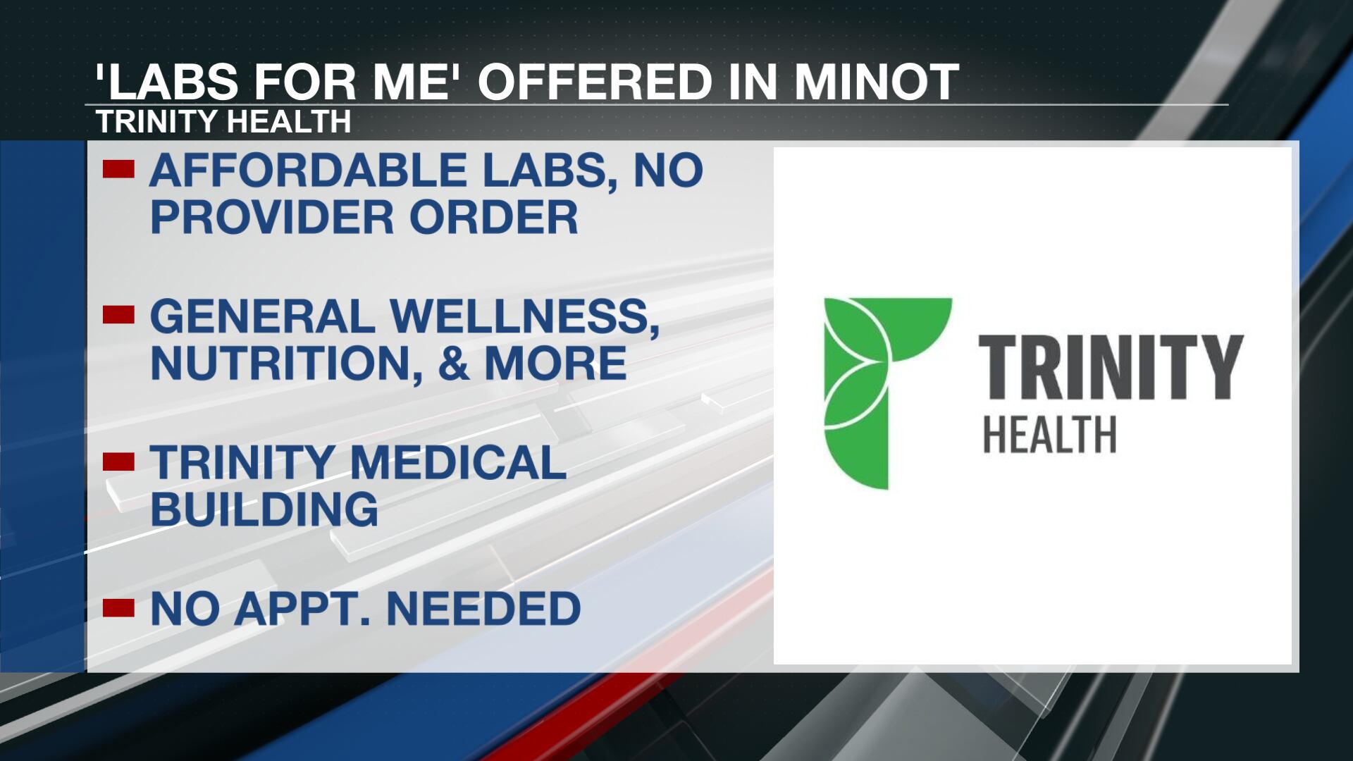 Trinity Health now offering new lab testing option