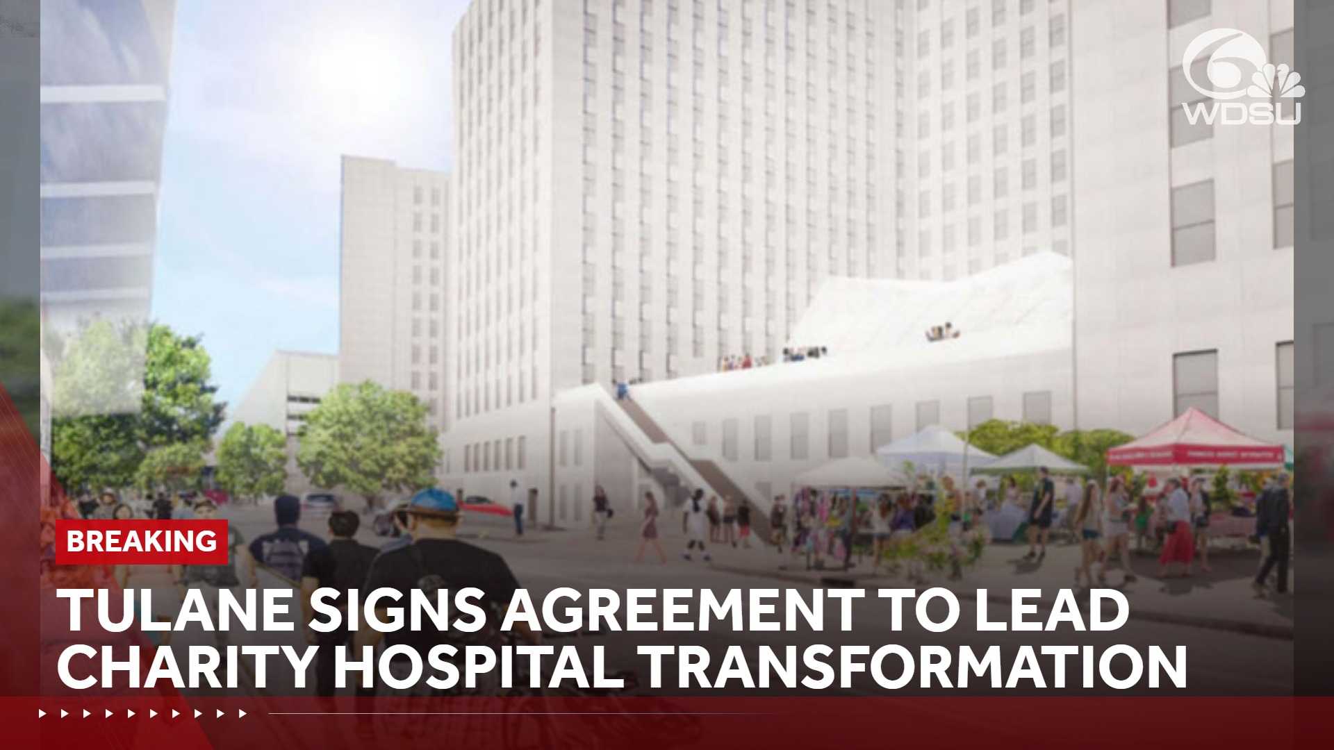 Tulane signs agreement to lead Charity Hospital transformation