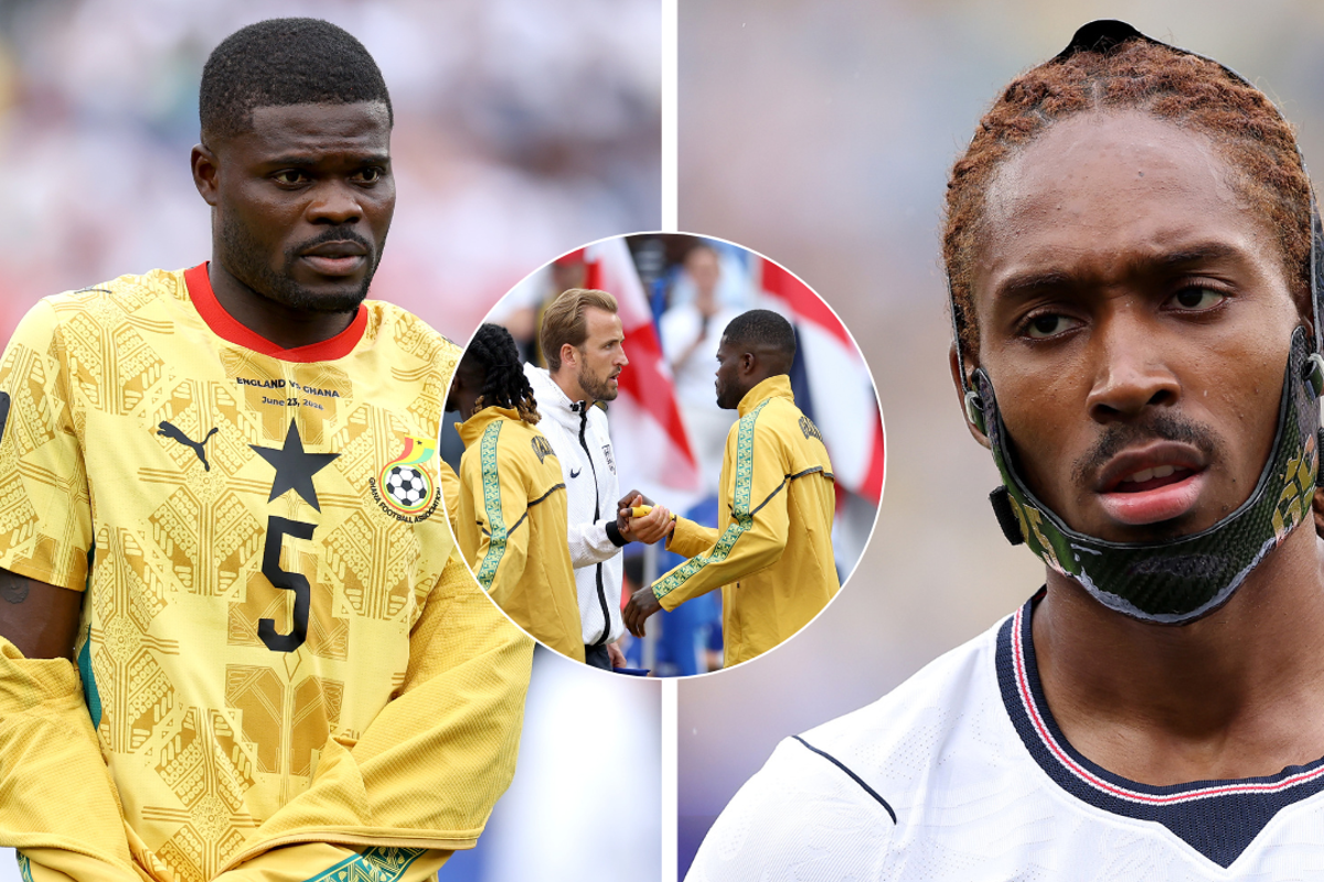 BBC report England player refused Partey handshake before Ghana match
