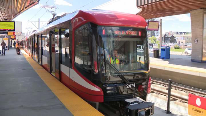 Calgary Transit unveils new light rail vehicles that go into service ...