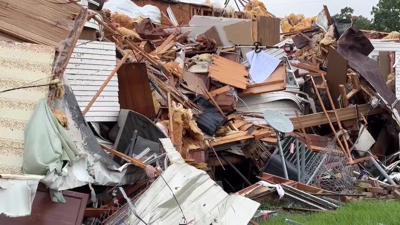 NWS confirms 14 tornadoes from Arthur storms in Louisiana, Mississippi