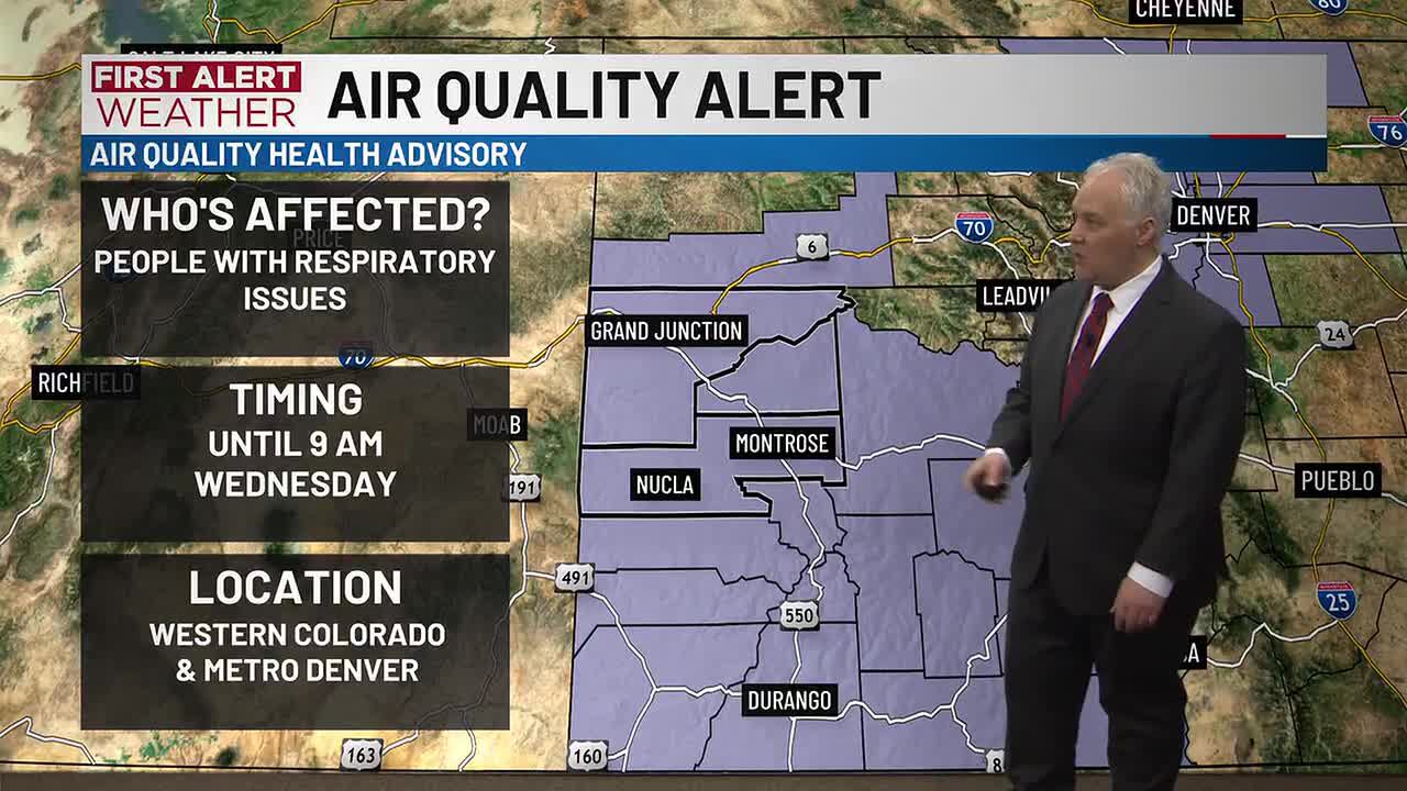 Heavy smoke through Wednesday, then showers possible Wednesday night