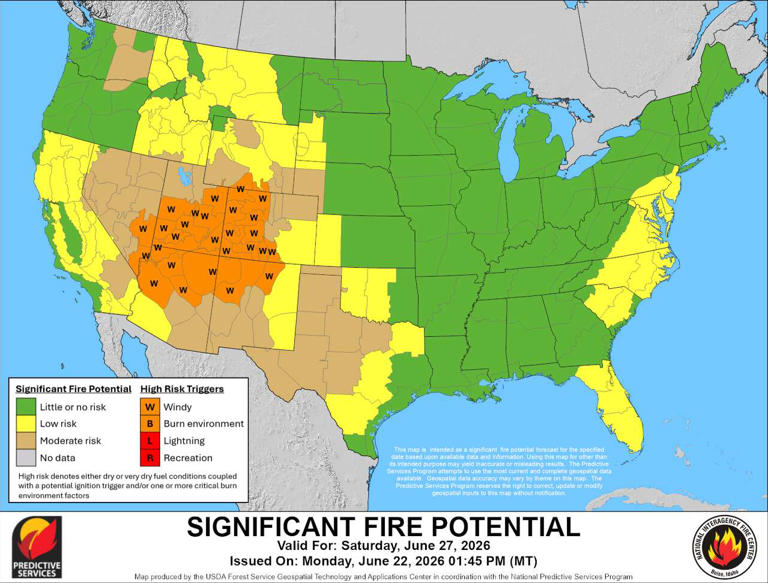 'Very anomalous situation' expected to create extreme fire danger in ...