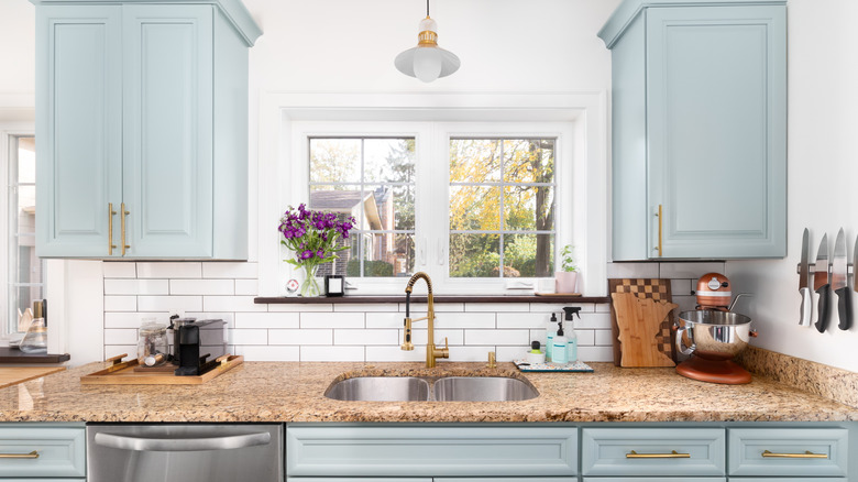 Why light blue is the new neutral for timeless kitchens