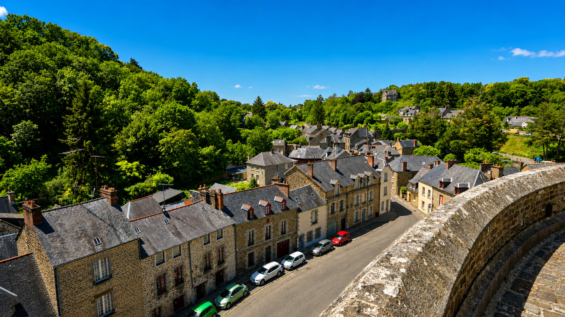 Walk through the history of Château de Fougères France (4K)