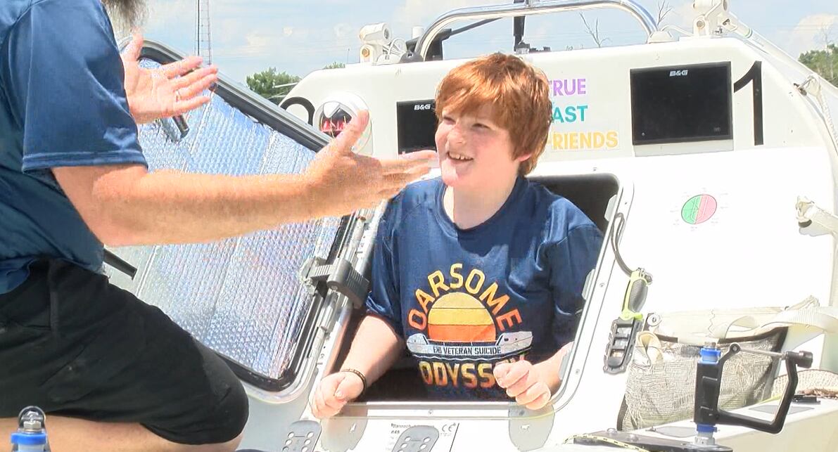 Heartland father and son rowing 6,000 miles for veteran suicide awareness